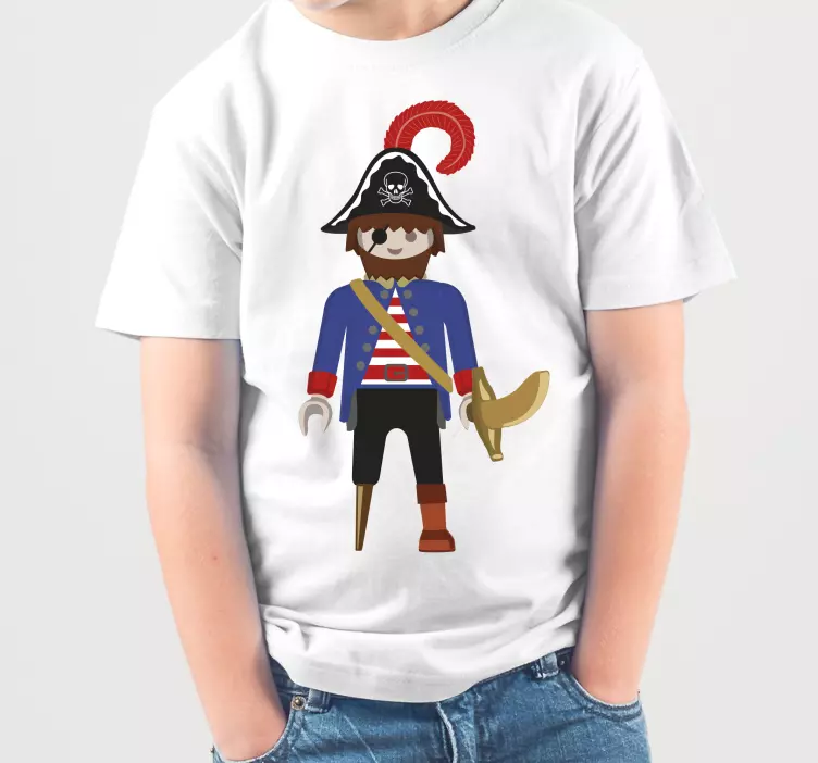 Camiseta infantil Camiseta pirata de dibujos animados - TenVinilo