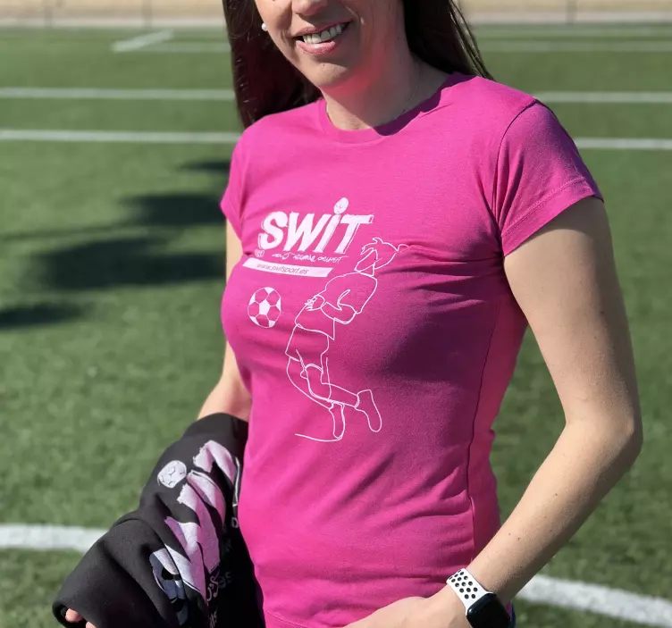 Camiseta SWIT Sport Rosa - TenVinilo