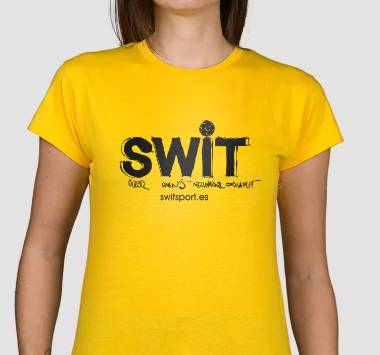 Camiseta SWIT Torneo Amarilla - TenVinilo
