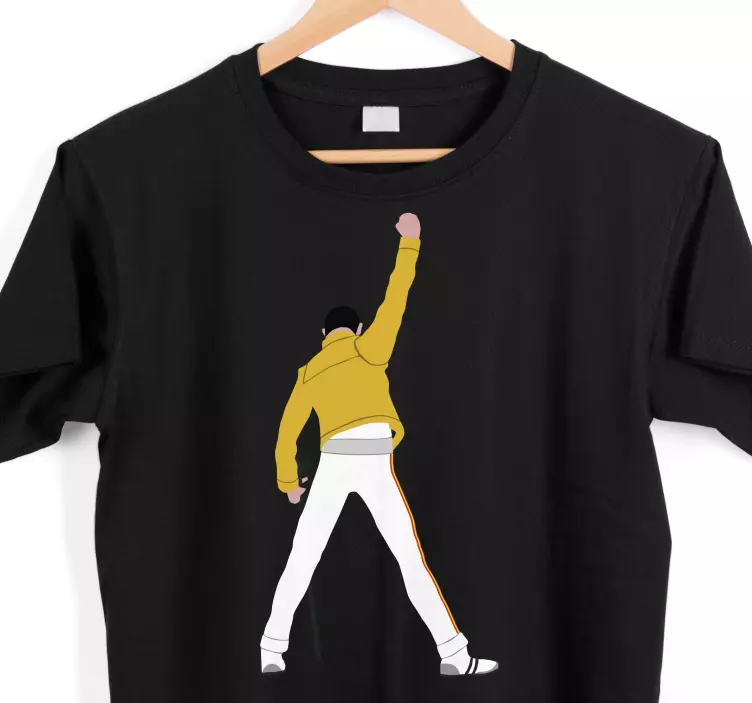 Freddie en wembley camiseta personalizada - TenVinilo