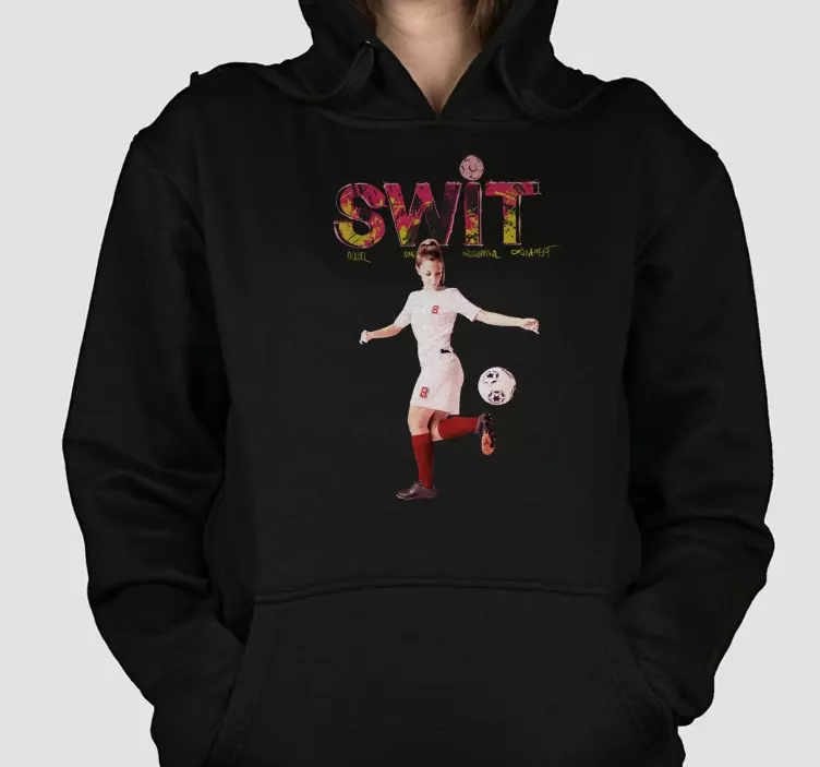 Sudadera SWIT Personalizada Negra - TenVinilo