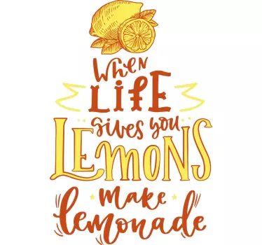 Camiseta la vida hace limones - TenVinilo