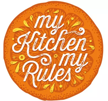 Camiseta reglas de la cocina - TenVinilo