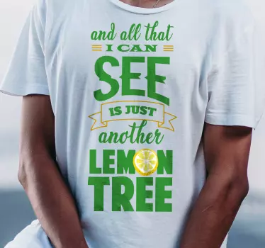 Camiseta cita del limonero - TenVinilo