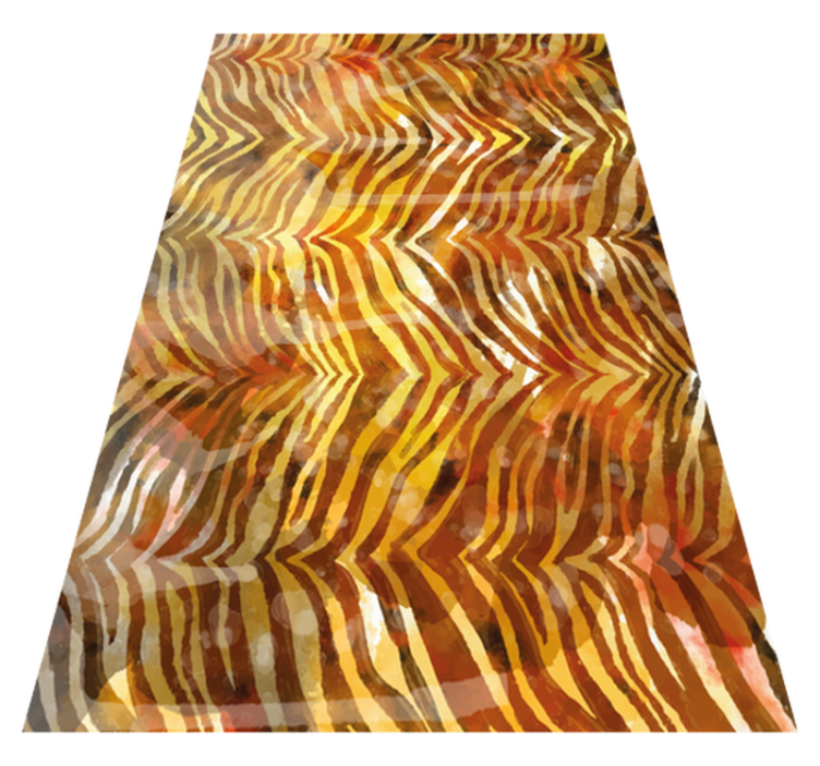 Alfombra vinílica animales zebra acuarela texturizada - TenVinilo