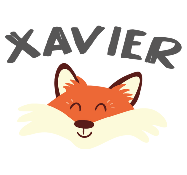 Alfombra vinílica animales cabeza de zorro juguetona - TenVinilo