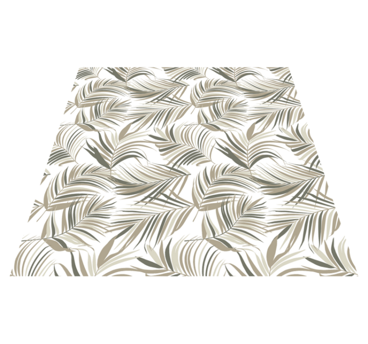 Alfombra vinílica flores naturaleza exuberante y misteriosa - TenVinilo