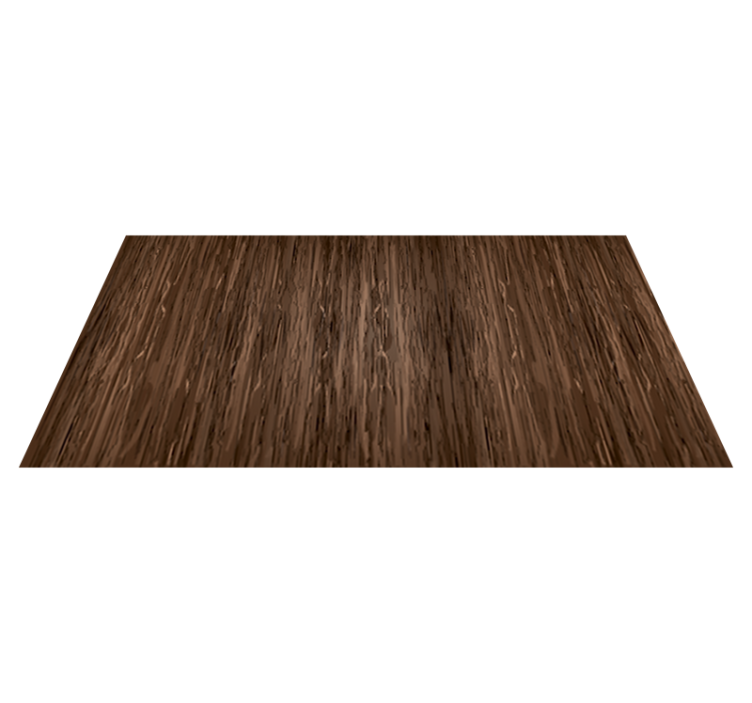 Alfombra vinílica comedor efecto madera oscura - TenVinilo
