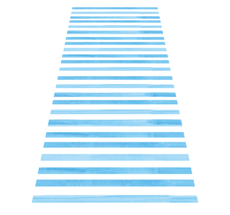 Alfombra vinilo cocina en cuadros texturizados azules - TenVinilo