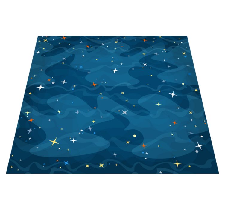 Alfombra vinílica estrellas camuflaje estrellado - TenVinilo