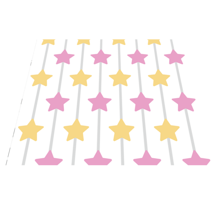 Alfombra vinílica estrellas dulzura fenomenal - TenVinilo