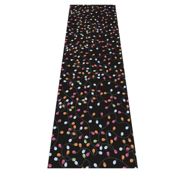 Alfombra vinílica navidad decoraciones luminosas navideñas - TenVinilo