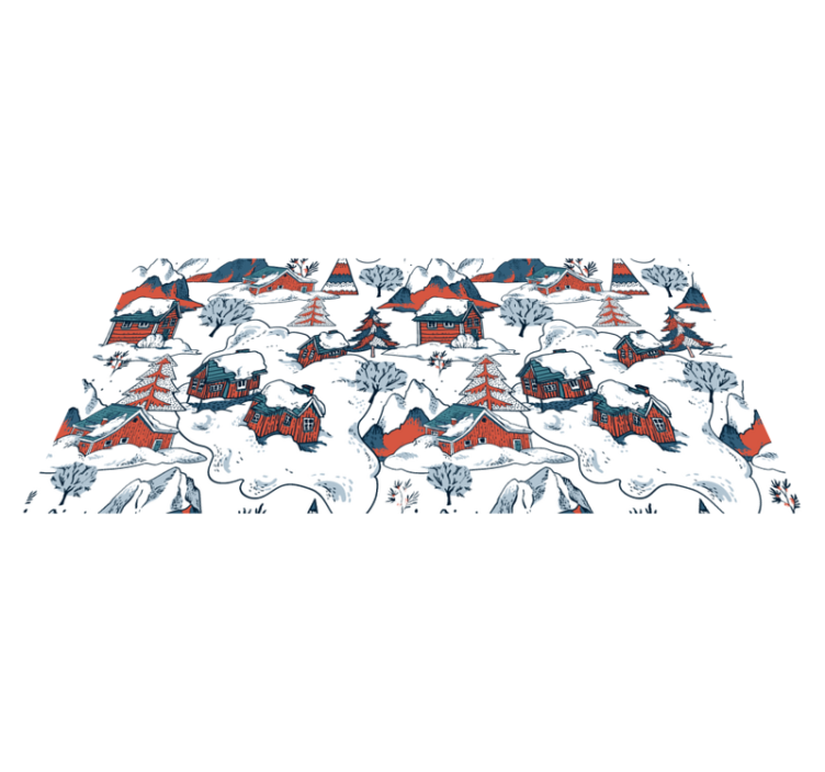 Alfombra vinílica naturaleza montañas polacas - TenVinilo