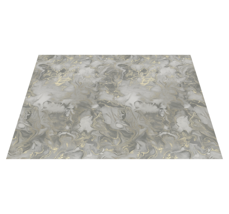 Alfombra vinílica dormitorio mármol líquido gris metalizado - TenVinilo