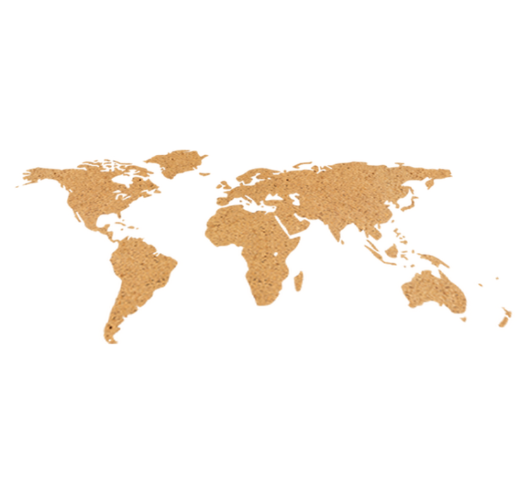 Alfombra vinílica mapamundi vinilo decorativo mapamundi - TenVinilo