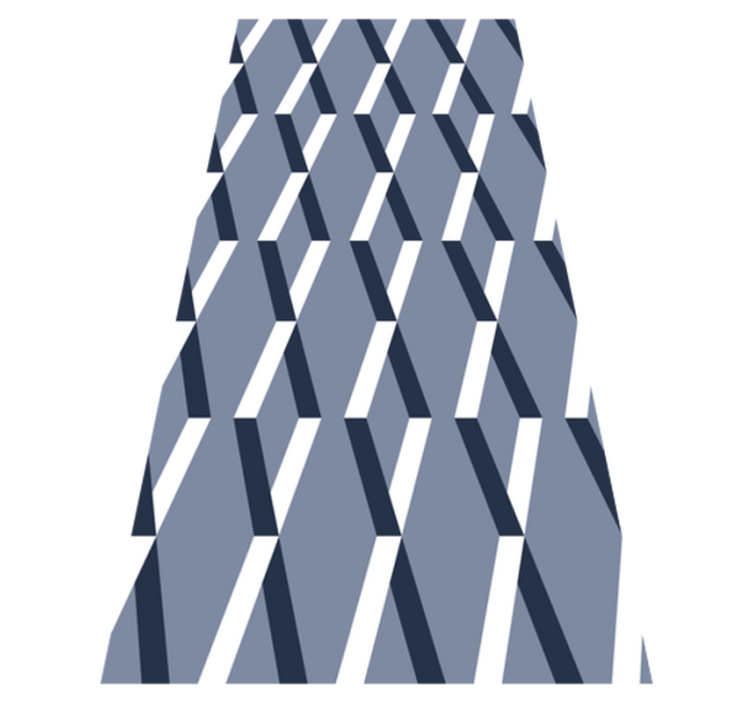 Alfombra vinilo baño rombos 3d - TenVinilo