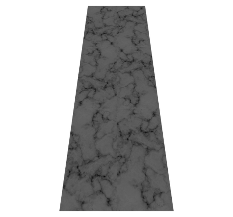 Alfombra vinilo baño fondo texturizado mármol negro - TenVinilo