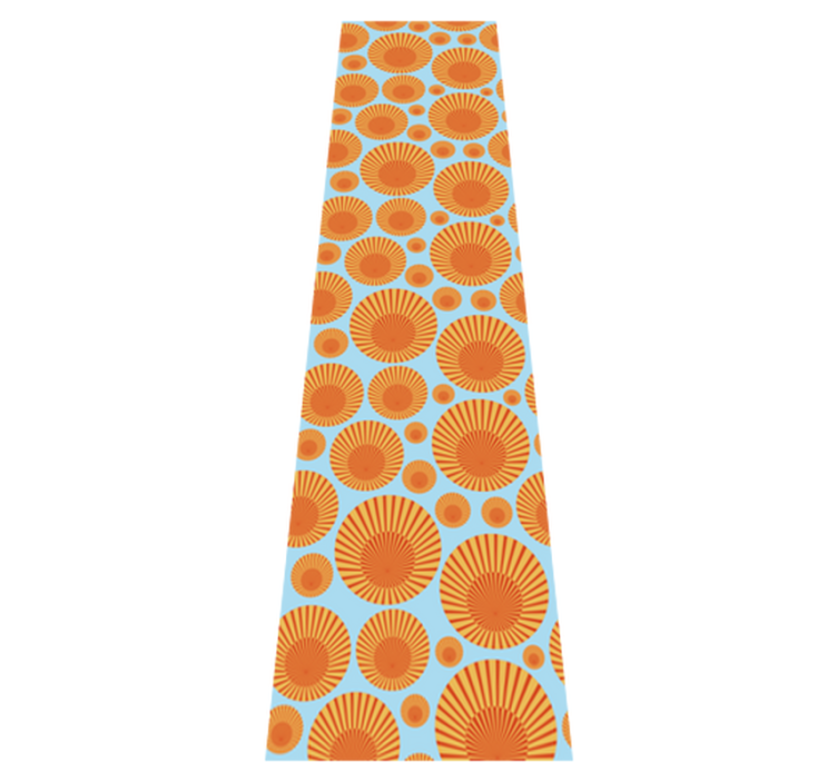 Alfombra vinílica cocina nevera soleada 70's - TenVinilo