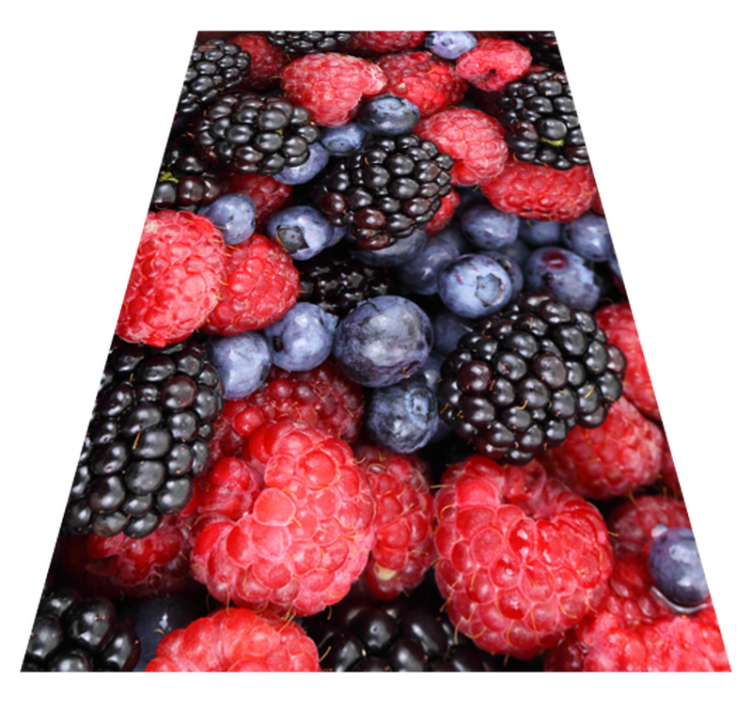 Alfombra vinílica cocina arándanos - TenVinilo
