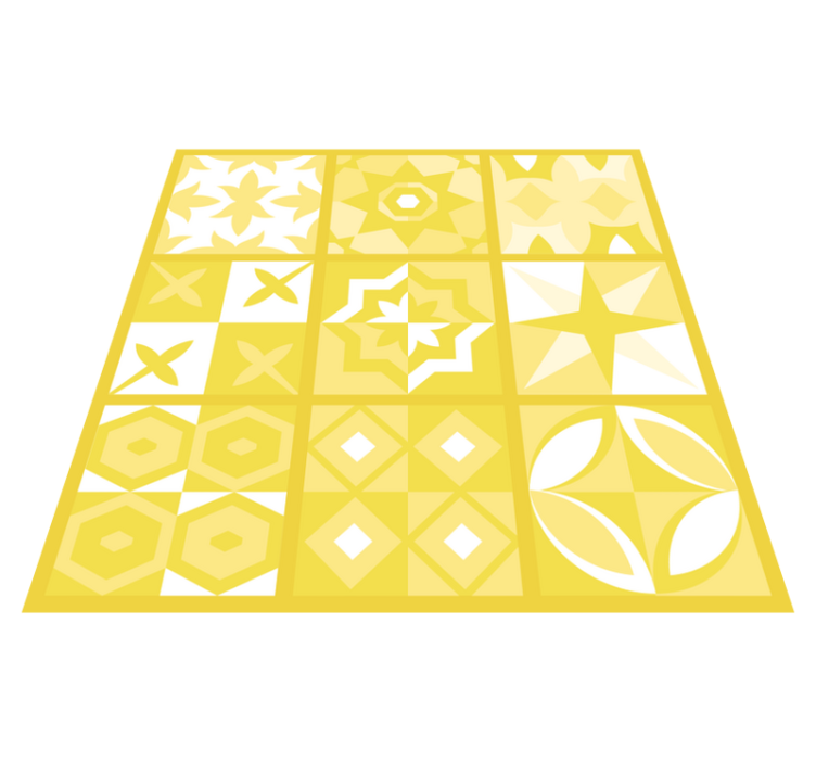 Alfombra vinílica cocina pantone iluminante - TenVinilo