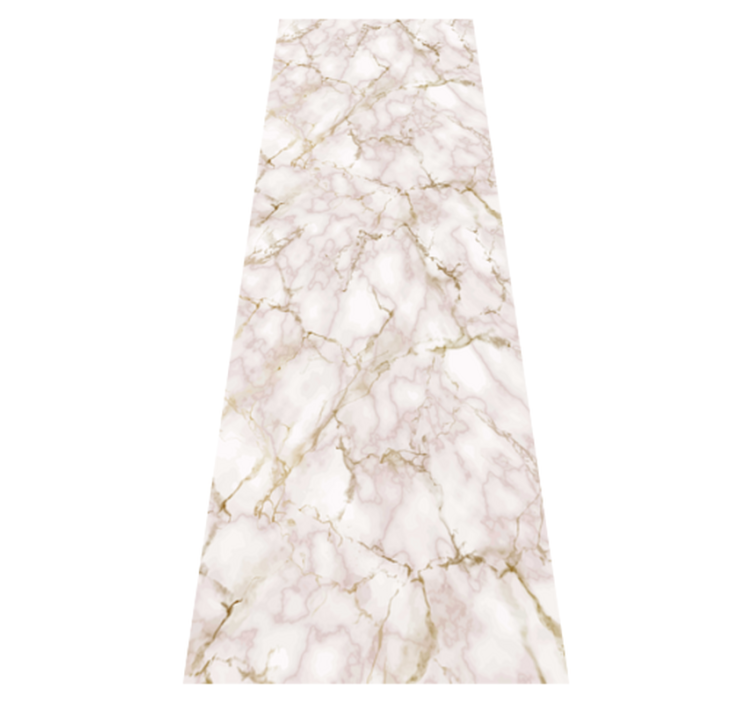 Alfombra vinílica cocina mármol rosa - TenVinilo