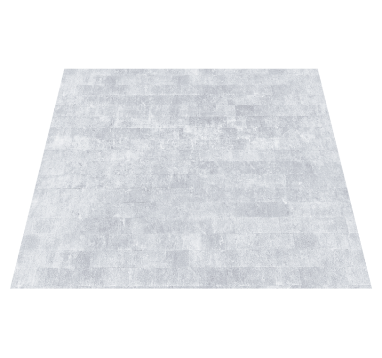 Alfombra vinílica oficina patrón ladrillo gris envejecido - TenVinilo