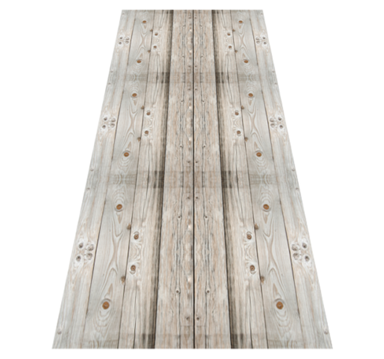 Alfombra vinílica oficina efecto madera pino blanco - TenVinilo