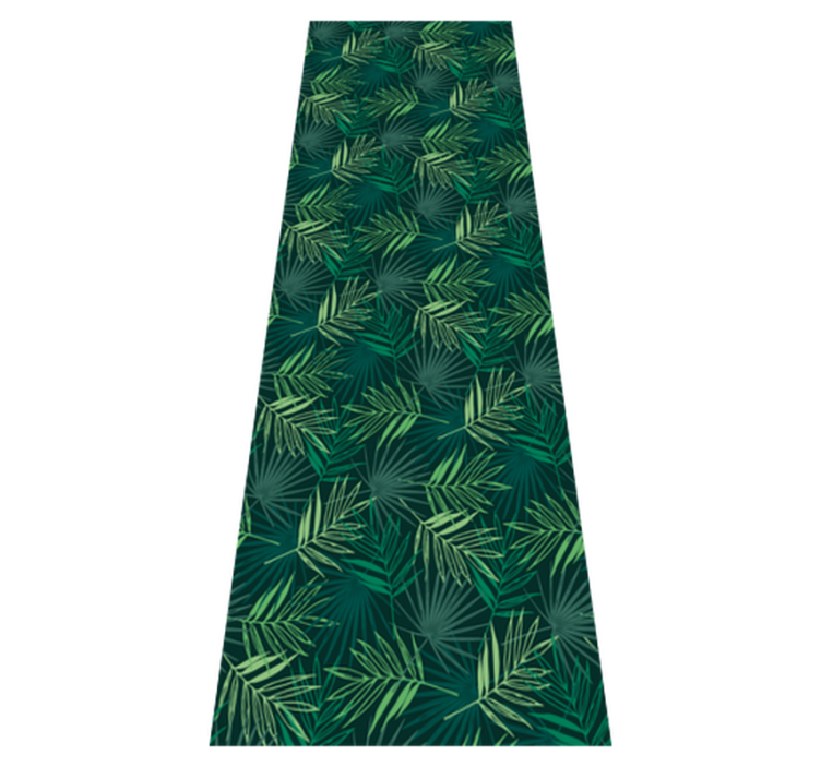 Alfombra vinílica oficina diseño tropical mezclado - TenVinilo