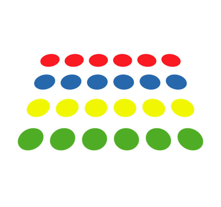 Alfombra vinílica infantil juego twister - TenVinilo