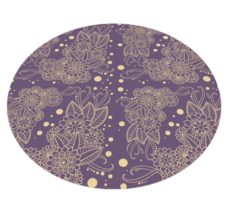 Alfombra vinílica mandala elegancia de motivo mandala - TenVinilo
