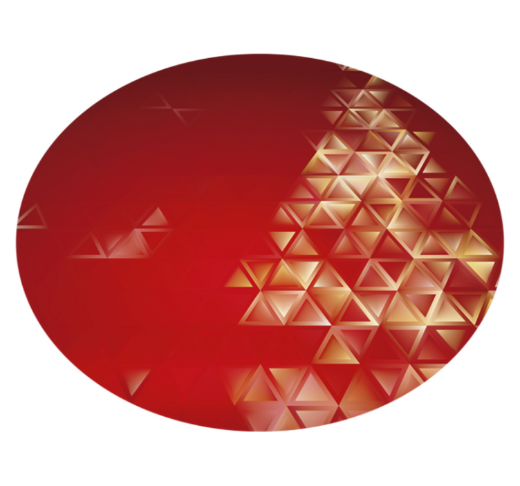 Alfombra vinílica geométrica esfera Ómbre geométrica - TenVinilo
