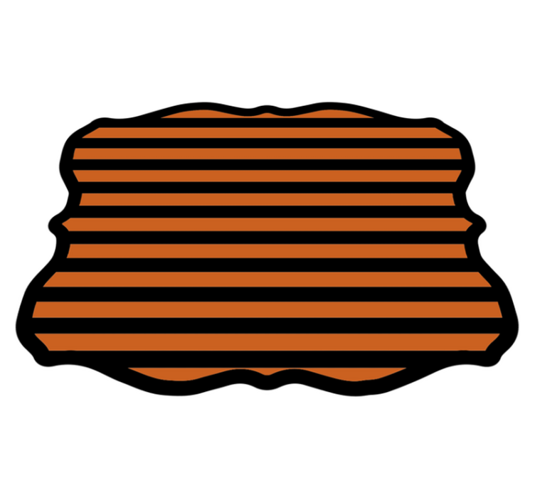 Alfombra vinílica Halloween líneas de halloween - TenVinilo