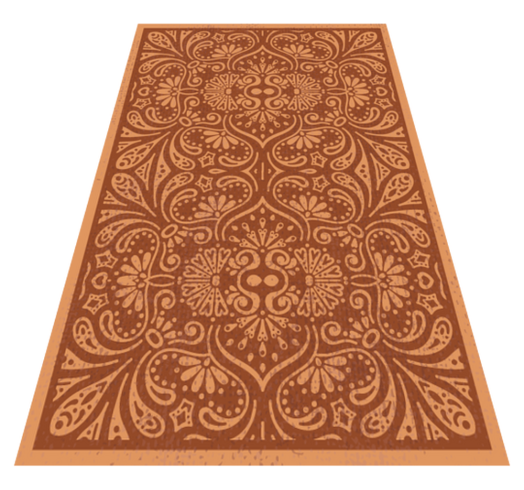 Alfombra pvc cocina adorno inspirado en mandala - TenVinilo