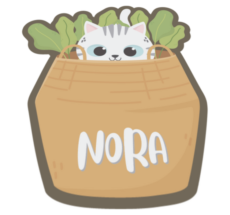 Alfombra vinílica personalizable felino personalizado - TenVinilo