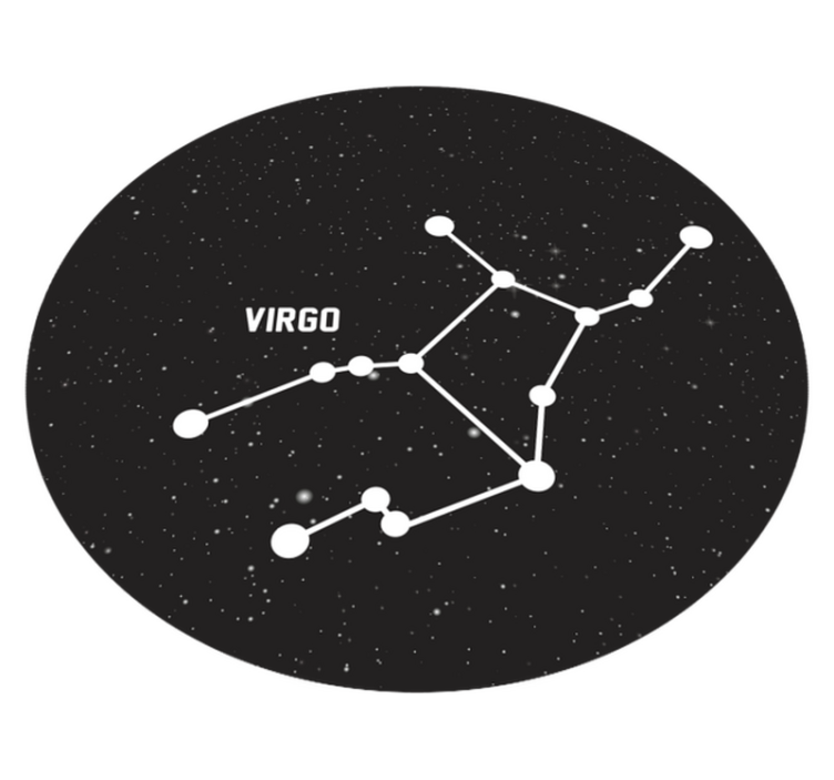 Alfombra vinílica estrellas constelación de virgo - TenVinilo
