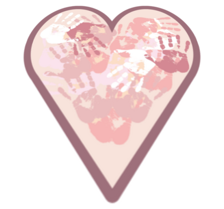 Alfombra vinílica personalizable corazón personalizado - TenVinilo