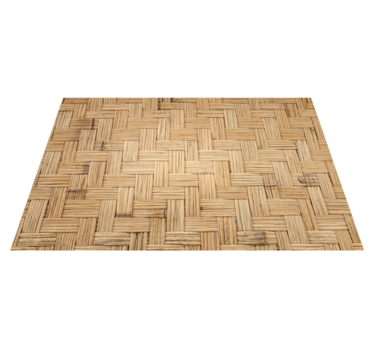 Alfombra vinílica madera patrón de parquet - TenVinilo