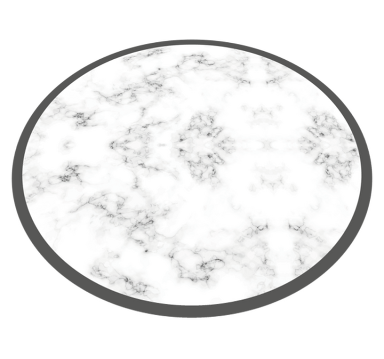 Alfombra vinílica efecto mármol circular - TenVinilo