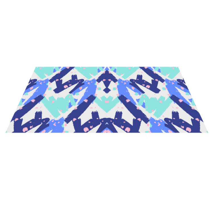 Alfombra vinilo salón patrón de camuflaje abstracto - TenVinilo