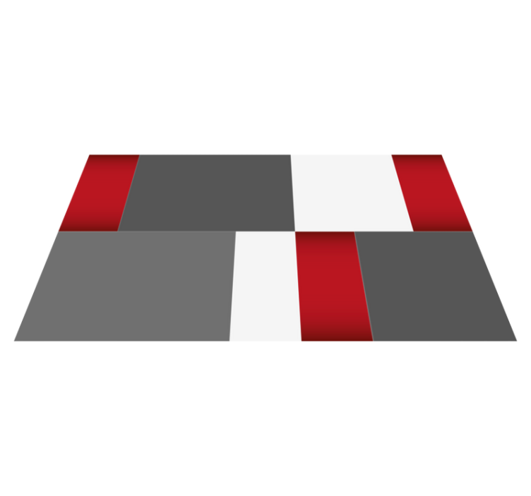 Alfombra vinilo salón azulejos cuadrados modernos - TenVinilo