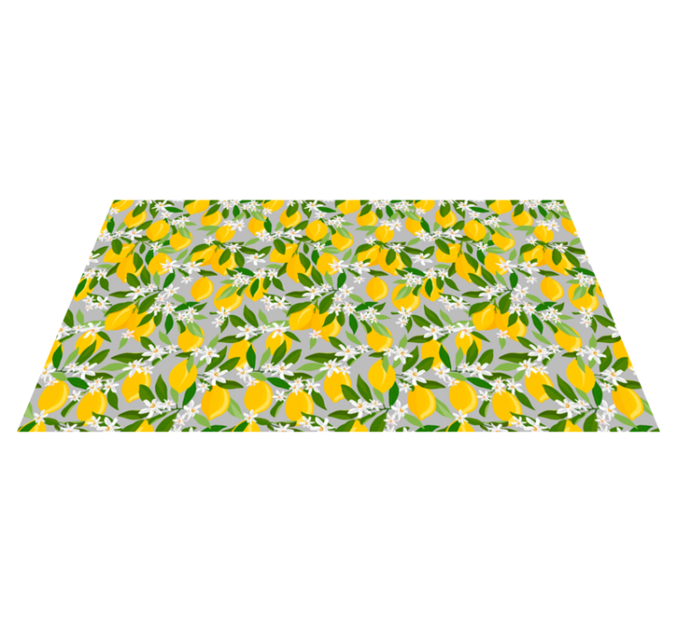 Alfombra pvc cocina de limonero - TenVinilo