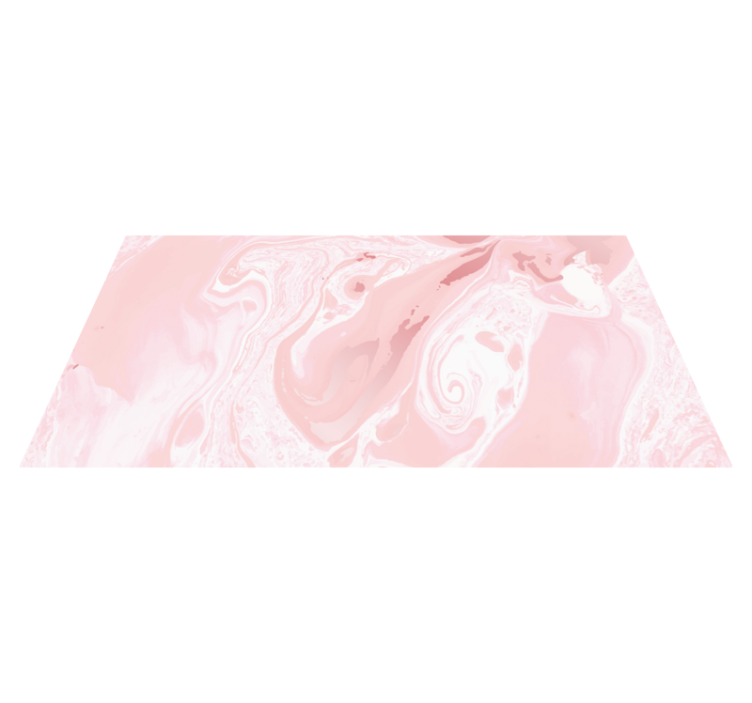 Alfombra vinílica efecto mármol patrón de remolino rosa - TenVinilo