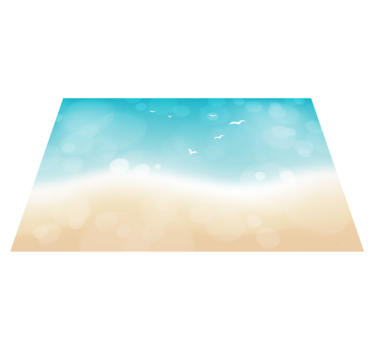 Alfombra vinilo salón brisa del océano - TenVinilo