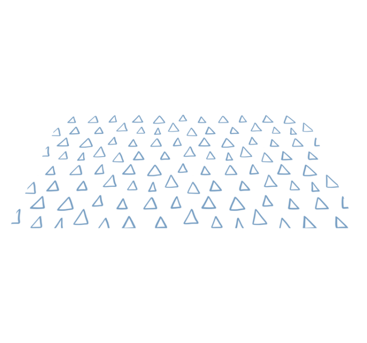 Alfombra vinílica geométrica diseño con patrón triangular - TenVinilo