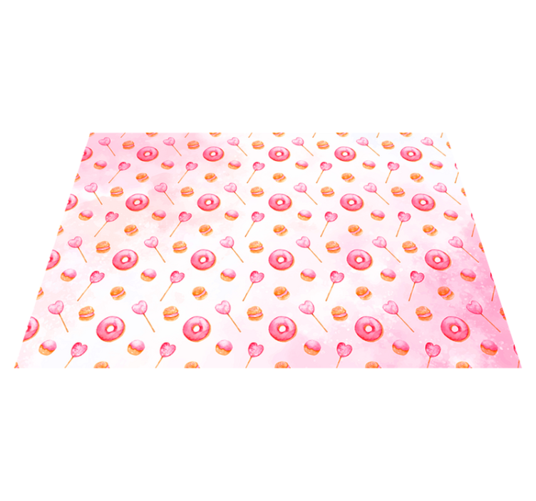 Alfombra vinilo cocina dulce deleite felicidad - TenVinilo