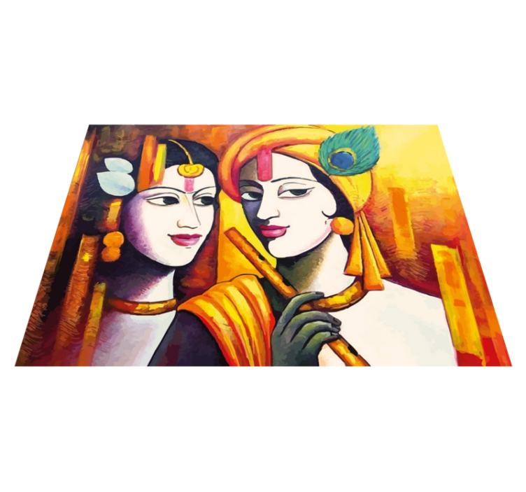 Alfombra vinilo salón esencia cultural - TenVinilo