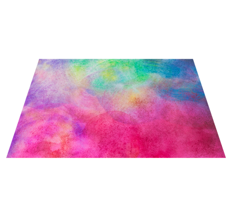 Alfombra vinílica dormitorio color splash - TenVinilo