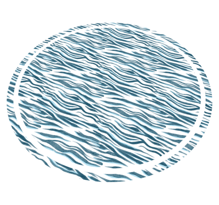 Alfombra vinílica animal print elegante onda de cebra - TenVinilo