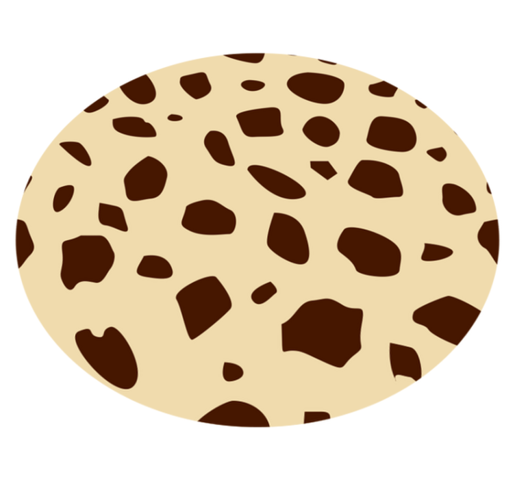 Alfombra vinílica animal print calor manchado - TenVinilo