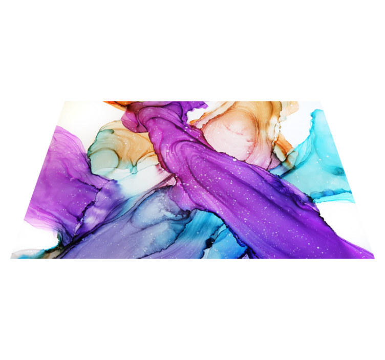 Alfombra vinilo baño remolinos de fluidos abstractos - TenVinilo